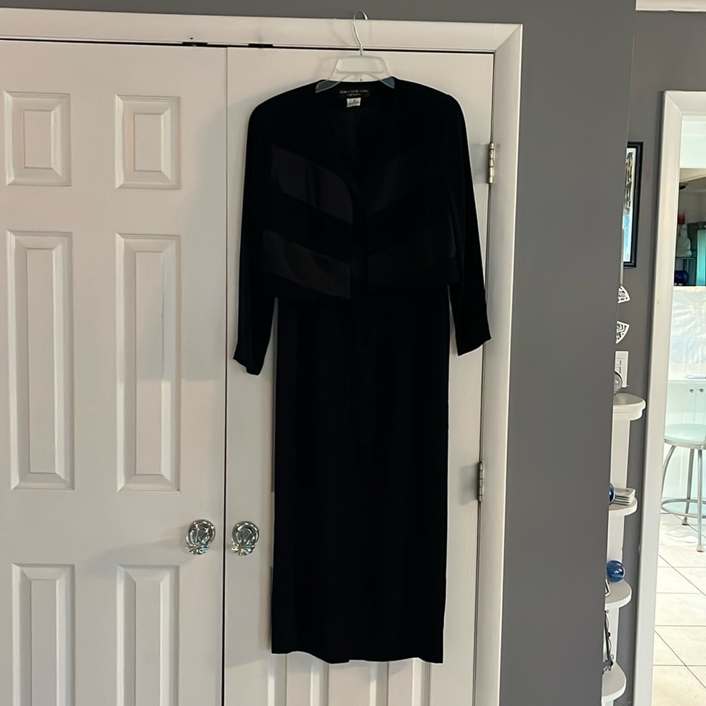 Jones New York Evening women’s black dress and jacket size 12